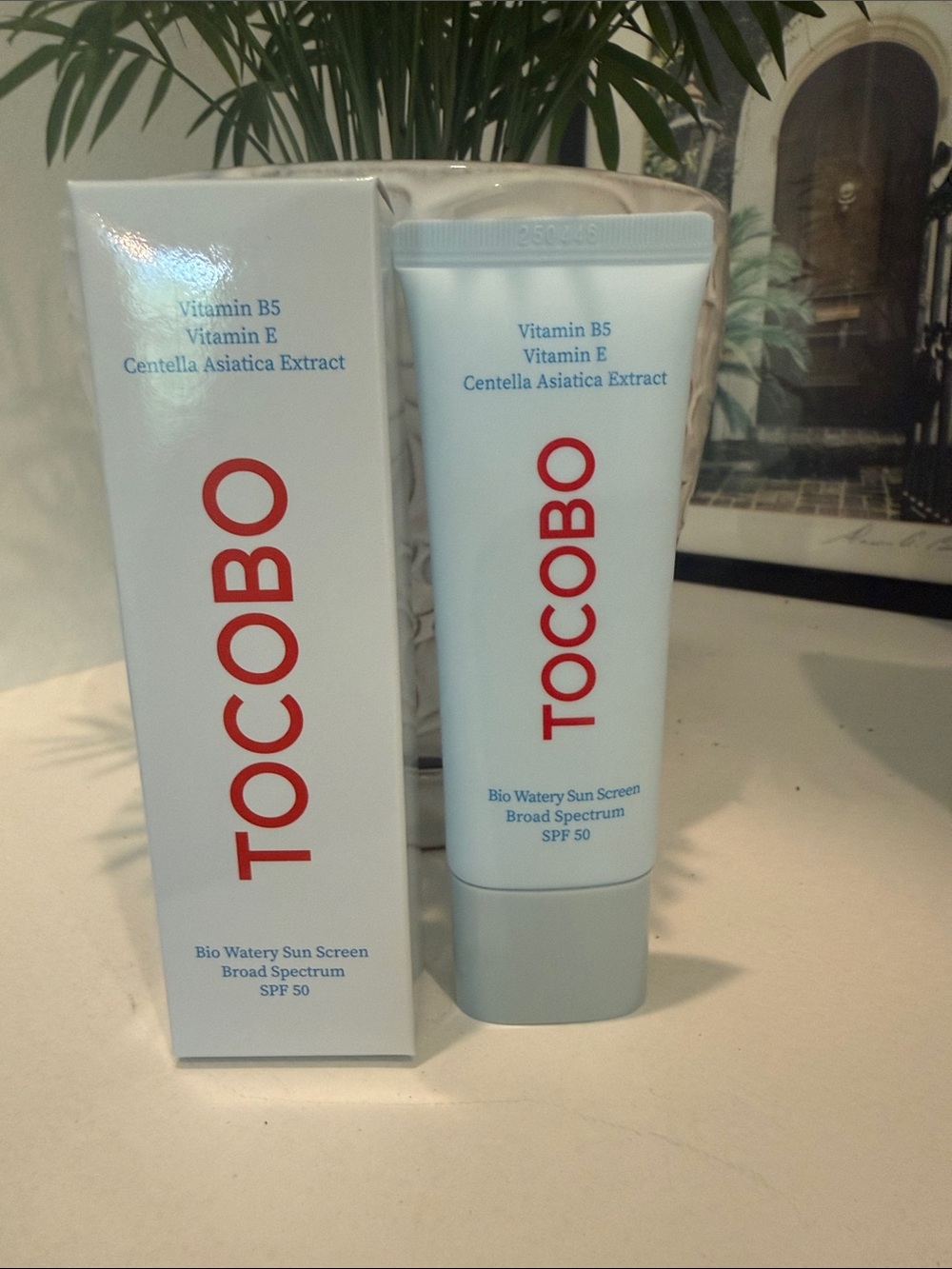TOCOBO Bio Watery Sun Screen SPF 50 40ml NEW IN BOX Exp 7/2027 K-Beauty
